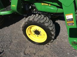 (20)JOHN DEERE 3038E W/ D160 LOADER