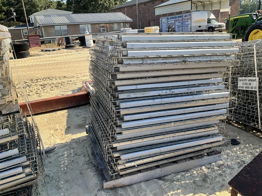 (11)44" X 46" METAL PALLET RACKS