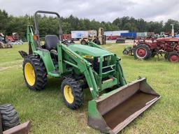 (60)JOHN DEERE 4300 W/ JOHN DEERE 420 LOADER