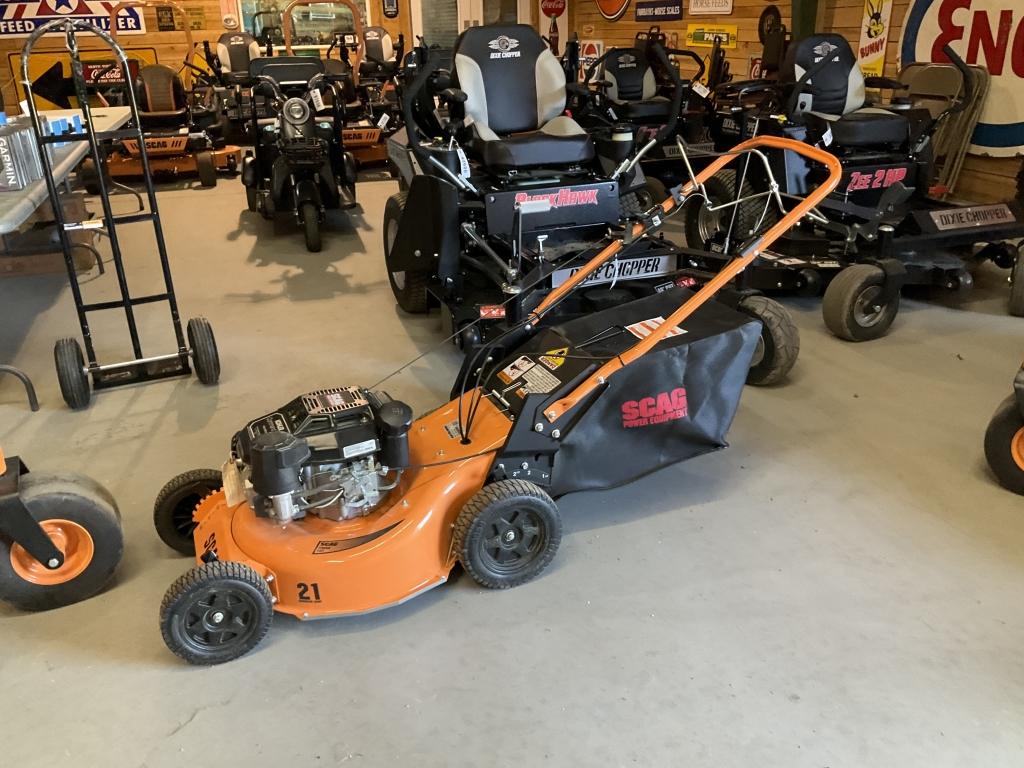 (52)SCAG 21" WALK BEHIND MOWER