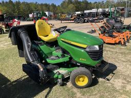 (63)JOHN DEERE X584 RIDING MOWER W/ BAGGER