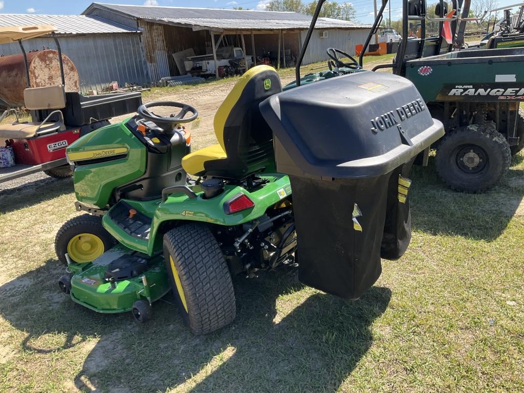 (63)JOHN DEERE X584 RIDING MOWER W/ BAGGER