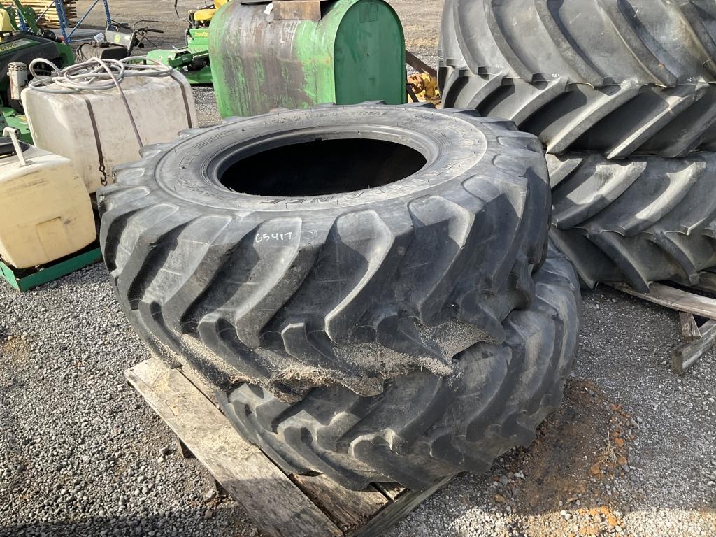 (1034) - (2)40/80R24 TIRES