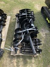 UNUSED LOT OF MINI EXCAVATOR ATTACHMENTS