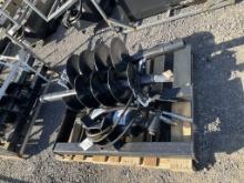 UNUSED JCT SKID STEER AUGER W/ 12"&18" BITS