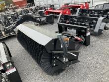 UNUSED WOLVERINE 72" SS HYD. ANGLE BROOM