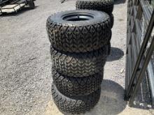 (4)25X10.00-12 NHS ATV TIRES/RIMS