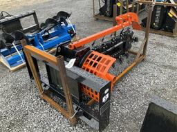 (1058)UNUSED GIYI GY-D380 SKID STEER TRENCHER