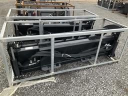 (1053)UNUSED 78" SKID STEER ROOT RAKE GRAPPLE