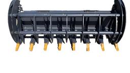 (1053)UNUSED 78" SKID STEER ROOT RAKE GRAPPLE