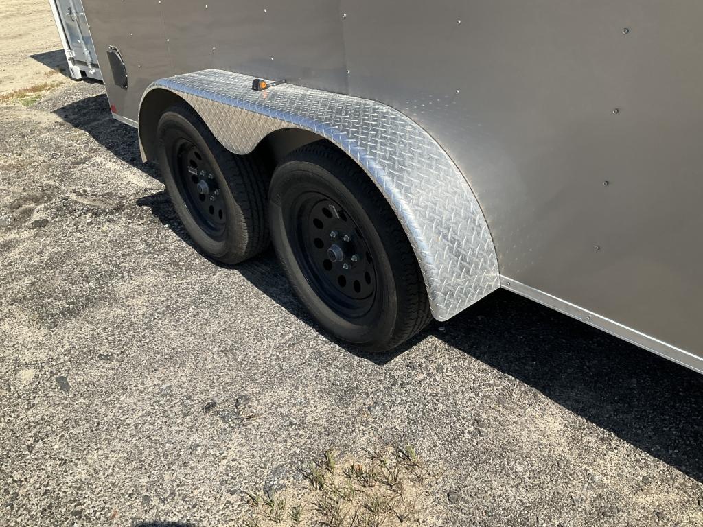 (1218)2024 CARRY-ON 7 X 16 ENCLOSED TRAILER