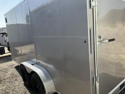 (1218)2024 CARRY-ON 7 X 16 ENCLOSED TRAILER