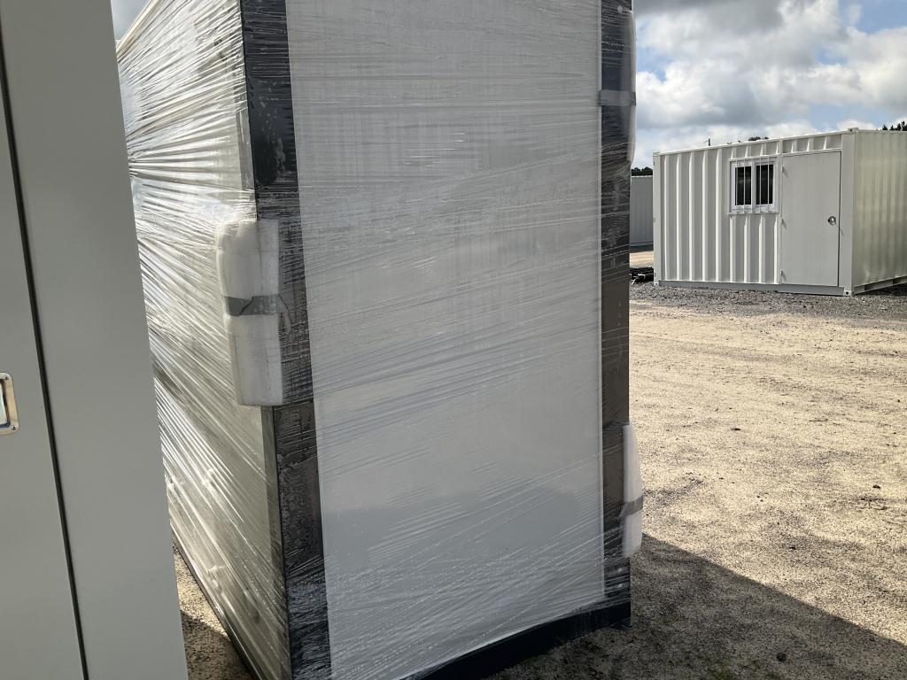 (1086)UNUSED PORTABLE TWO STALL TOILET