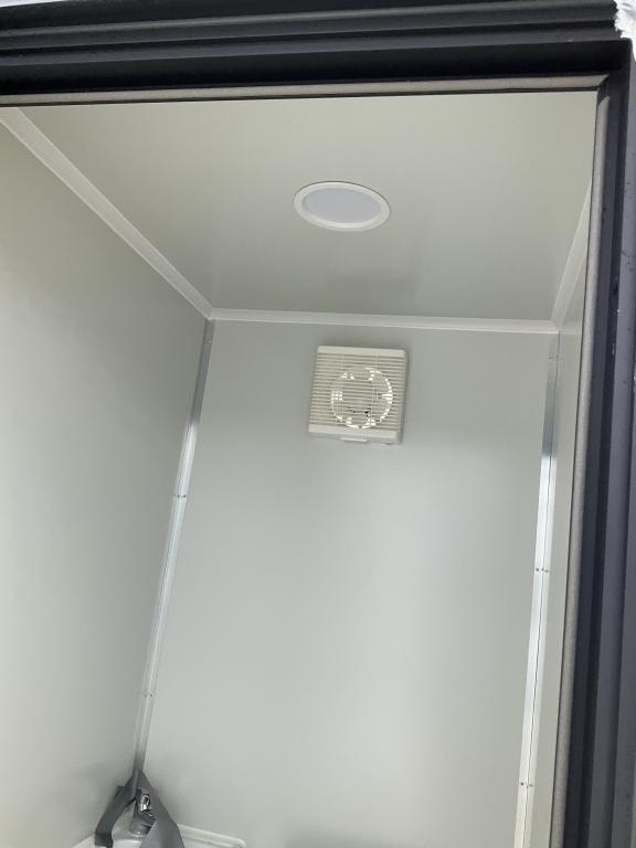 (1086)UNUSED PORTABLE TWO STALL TOILET