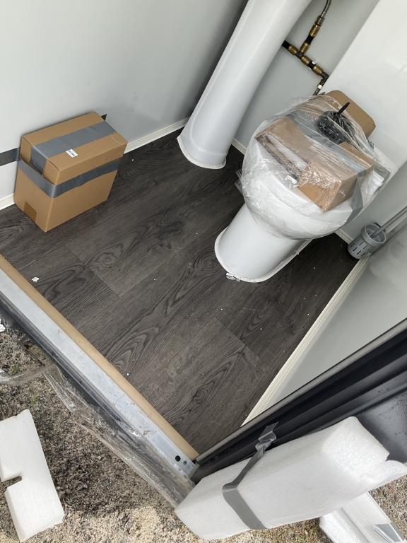 (1086)UNUSED PORTABLE TWO STALL TOILET