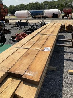 (1141)20PCS OF 2 X 8 X 16 HICKORY LUMBER