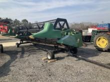 JOHN DEERE 922 GRAIN HEAD W/ GRAIN CART(A)