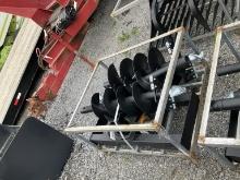 UNUSED JCT SKID STEER AUGER W/ 3 BITS(A)