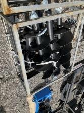 UNUSED JCT SKID STEER AUGER W/ 3 BITS(A)