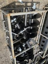 UNUSED JCT SKID STEER AUGER W/ 3 BITS(A)