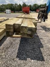 10PCS OF 6 X 6 X 20 TREATED POST(A)