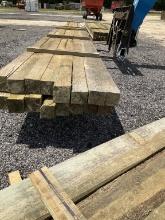 16PCS OF 6 X 6 X 20 TREATED POST(A)