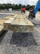 4PCS OF 10 X 10 X 20 TREATED POST(A)