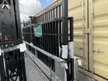 UNUSED 20' IRON FARM ENTRY GATE W/ FRAME