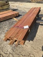 25PCS OF 1 X 4 X 8 CEDAR LUMBER(A)