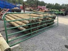 16' 6-BAR GATE - GREEN - DENTED(A)