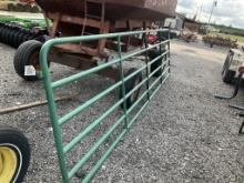 16' 6-BAR GATE - GREEN - DENTED(A)