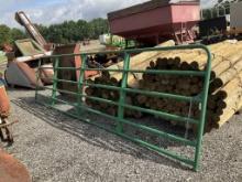 16' 6-BAR GATE - GREEN - DENTED(A)