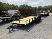 2025 CLAYS 76" X 16' T.A. UTILITY TRAILER