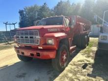 1984 FORD F8000 SPREADER TRUCK