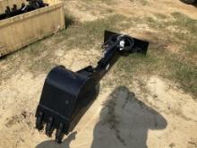 UNUSED GIYI MINI SKID STEER BACKHOE