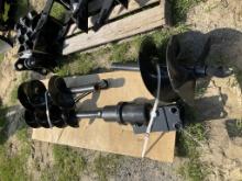 UNUSED MIVA EXCAVATOR AUGER W/ 3 BITS