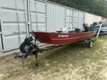 1975 DURAHUM 14.5 ALUMINUM BOAT