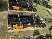 (8)UNUSED MIVA MINI EXCAVATOR ATTACHMENTS