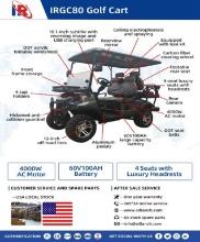 UNUSED IR IRGC80 ELECTRIC GOLF CART