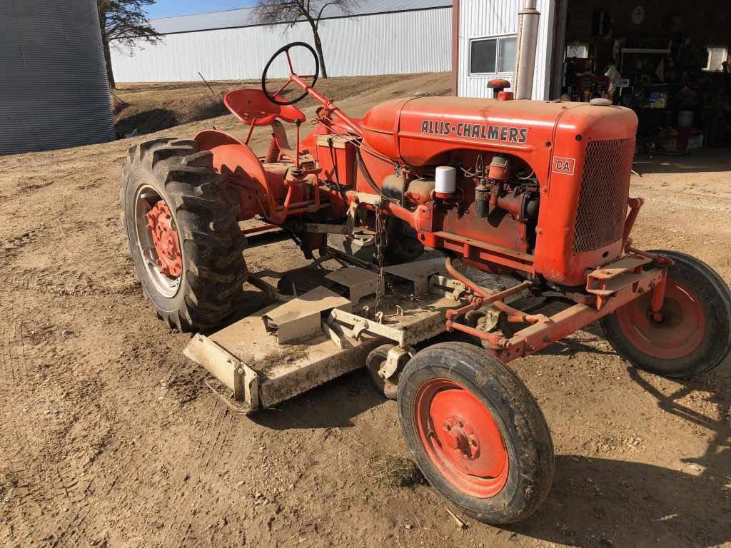 Allis Chalmers CA tractor w/Woods mower