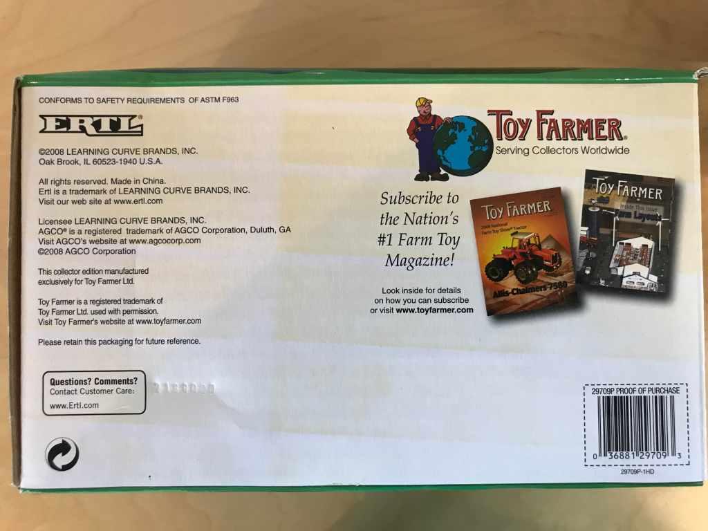 2008 AC 7580 - National Farm Toy Show Tractor