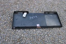 Skidsteer Plate Unused