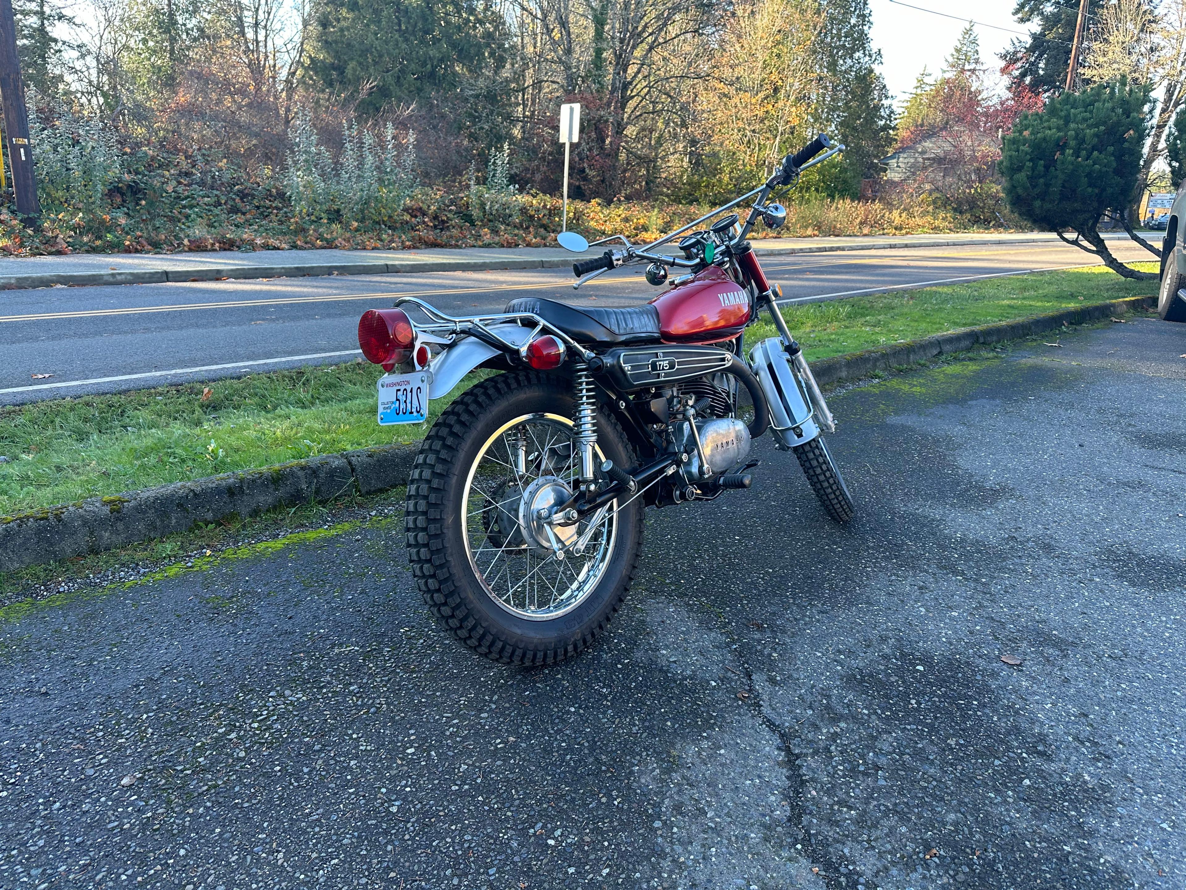 1973 Yamaha CT3 Enduro 175 Motorcycle