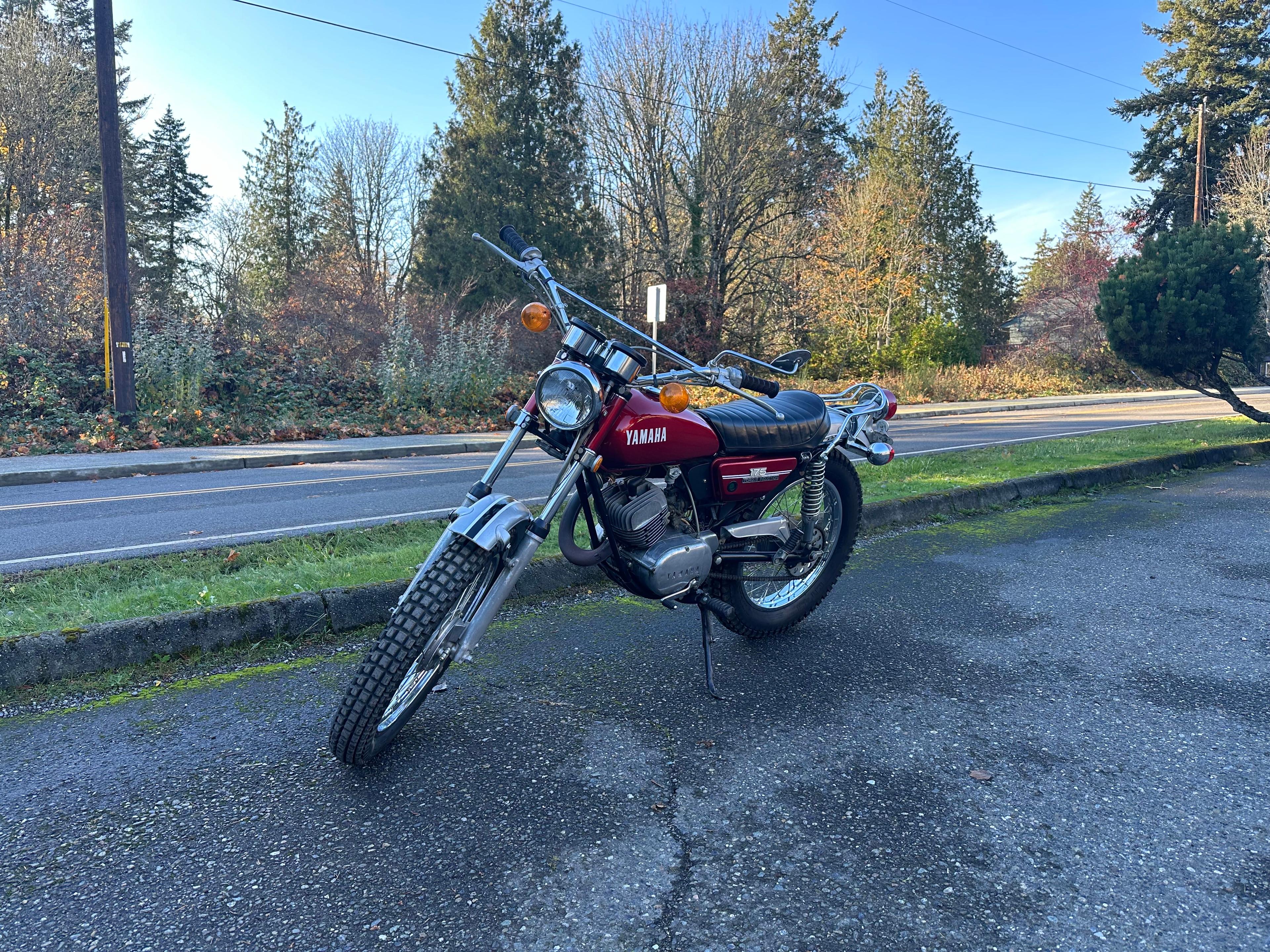 1973 Yamaha CT3 Enduro 175 Motorcycle