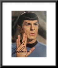 Star Trek Leonard Nimoy signed photo