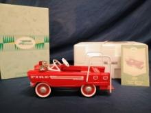 NO RESERVE - 1962 Super Deluxe Fire Truck Murray Hallmark Model