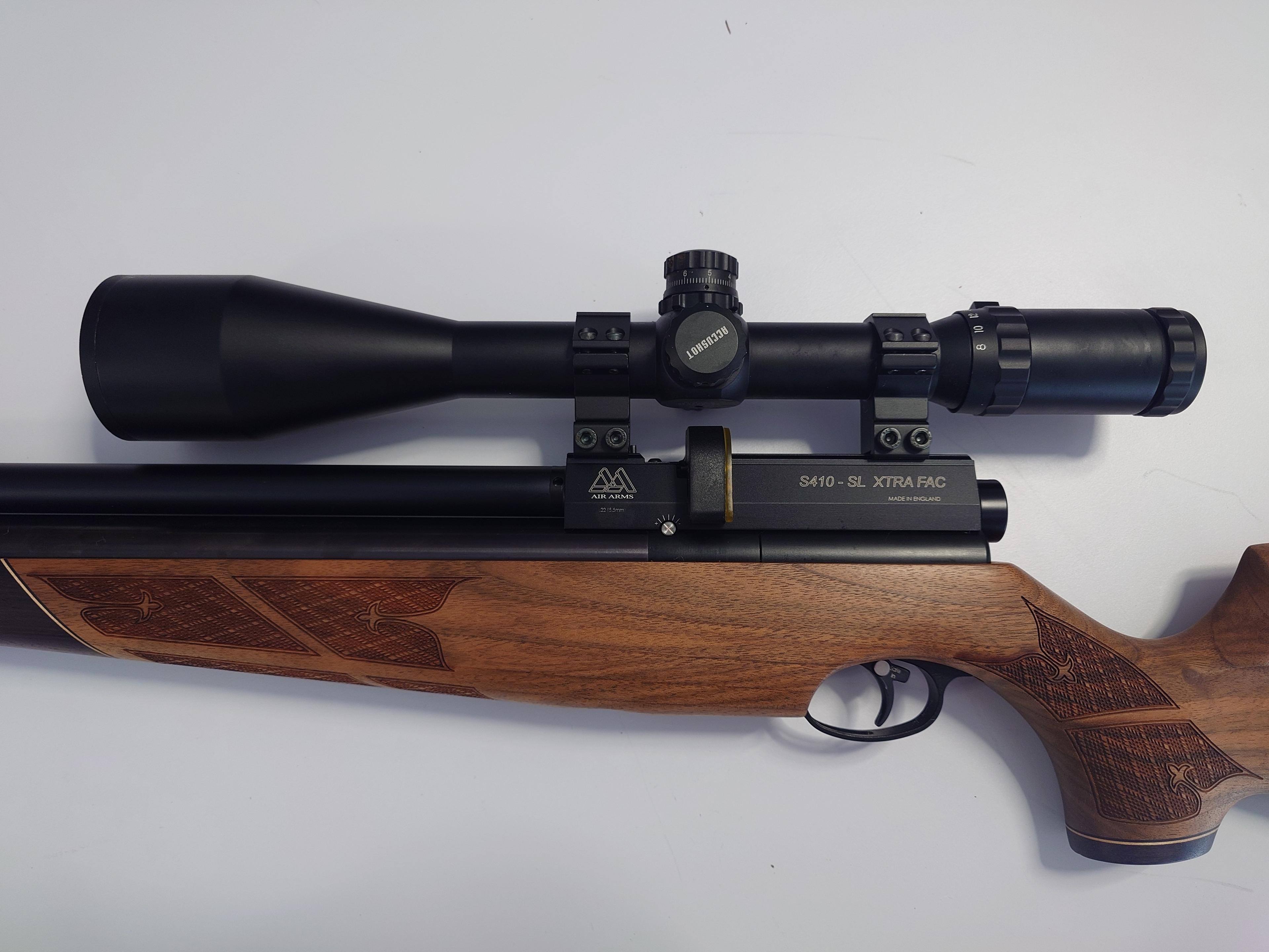 Air Arms S410-SL XTRA FAC .22 with Scope