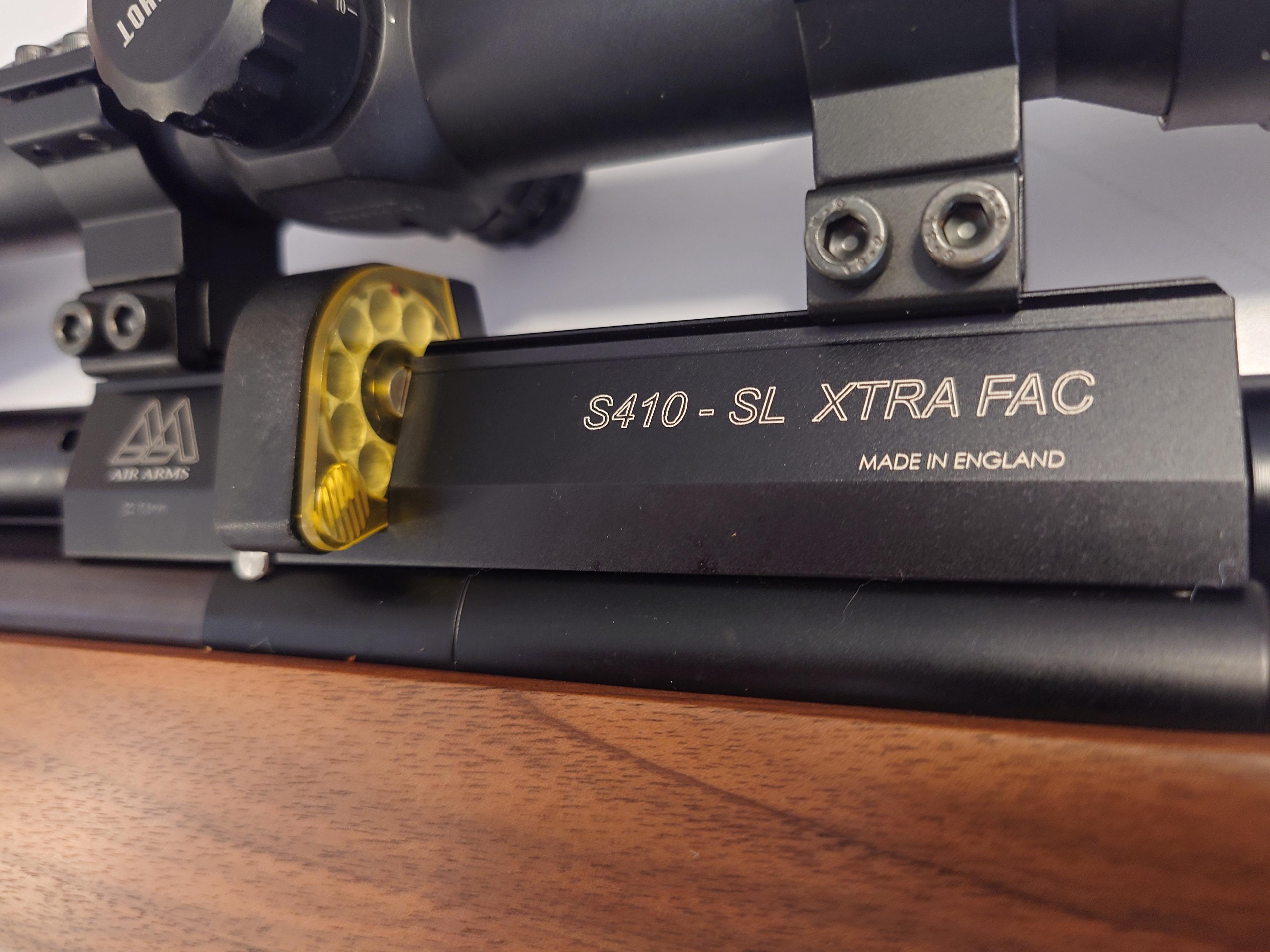 Air Arms S410-SL XTRA FAC .22 with Scope