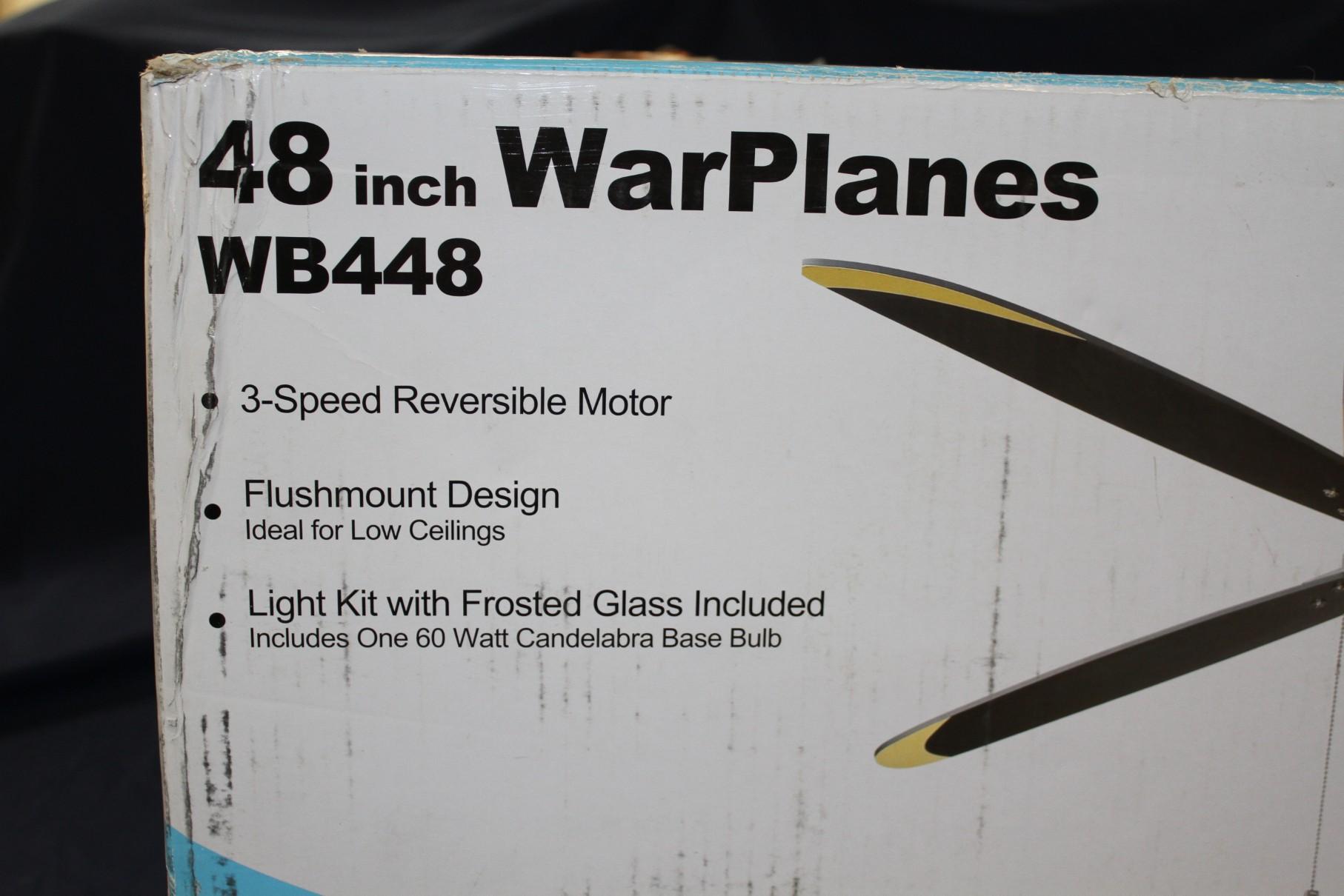 NO RESERVE - P51 Mustang Ceiling Fan