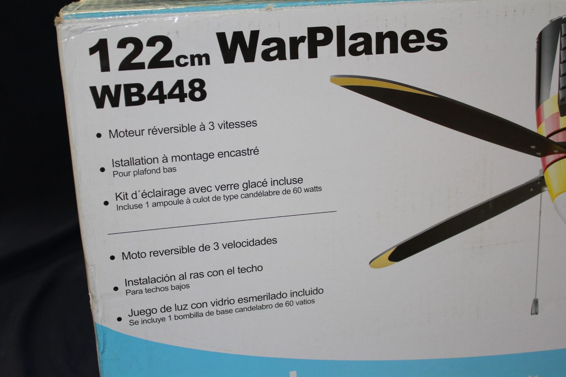 NO RESERVE - P51 Mustang Ceiling Fan